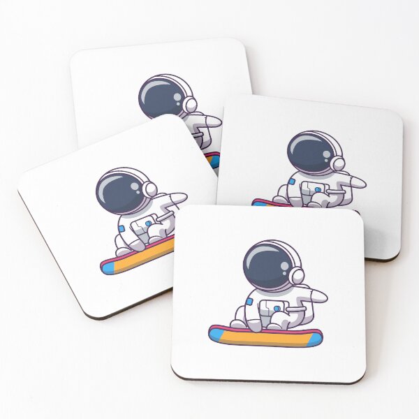 Item preview, Lindo astronauta surfeando en el espacio designed and sold by MoaaStore.