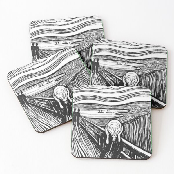Item preview, Lithograph version of The Scream by Edvard Munch, made in 1910. This version was in tempera on cardboard.  designed and sold by CristalleLisa.
