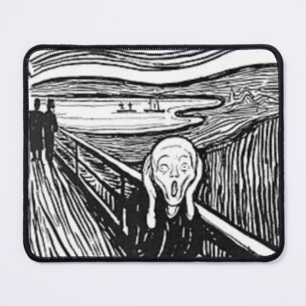 Item preview, Lithograph version of The Scream by Edvard Munch, made in 1910. This version was in tempera on cardboard. designed and sold by CristalleLisa.