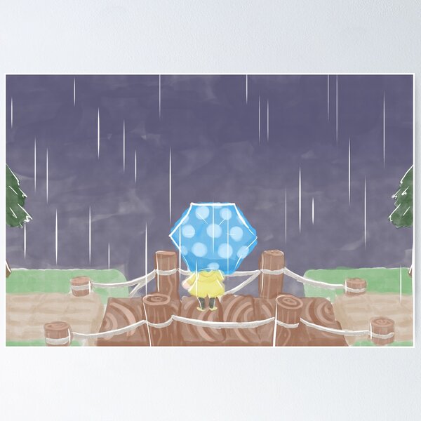 Item preview, Rainy Day- Lineless designed and sold by ZakuTheDorkKing.