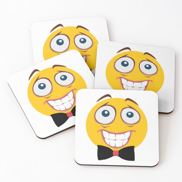 Item preview, Naughty grinning Emoji Fitted  designed and sold by veroniaclothing.