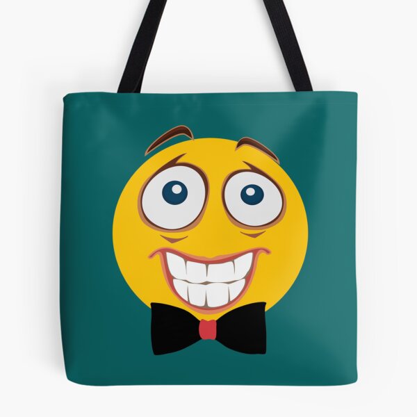 Item preview, Naughty grinning Emoji Fitted  designed and sold by veroniaclothing.