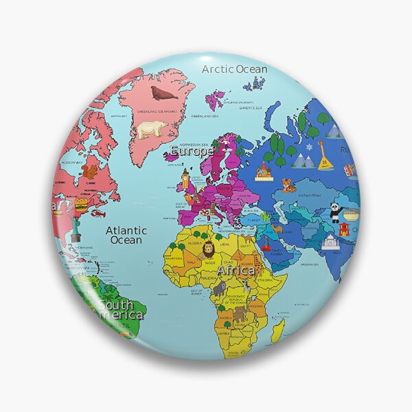 Item preview, Map Of The World Vacation Animal - Aesthetic Poster designed and sold by maneisy.