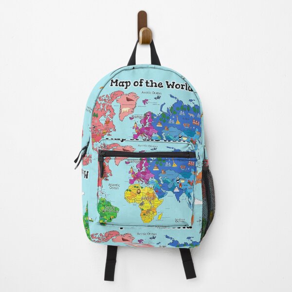 Item preview, Map Of The World Vacation Animal - Aesthetic Poster designed and sold by maneisy.