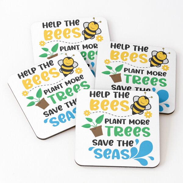 Item preview, save the bees, plant the trees, clean the seas designed and sold by AdelDa19.