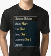 RuneScape-Choose Option Tri-blend T-Shirt