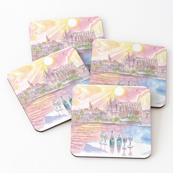 Item preview, Dinner in Palma Majorca with Port, Wine and La Seu designed and sold by artshop77.