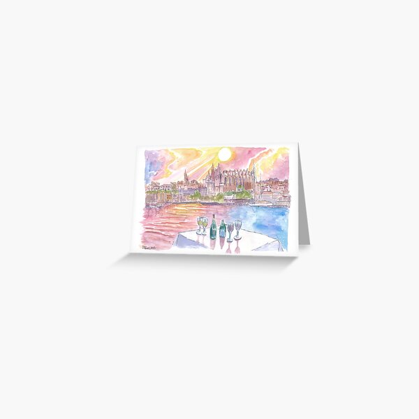 Item preview, Dinner in Palma Majorca with Port, Wine and La Seu designed and sold by artshop77.