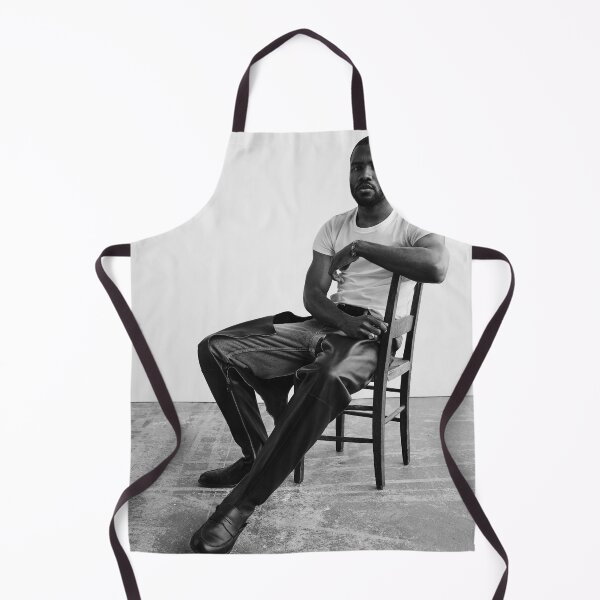 Item preview, Rapper Sit Down On Chair Black And White - Aesthetic Poster designed and sold by maneisy.