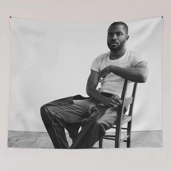 Item preview, Rapper Sit Down On Chair Black And White - Aesthetic Poster designed and sold by maneisy.