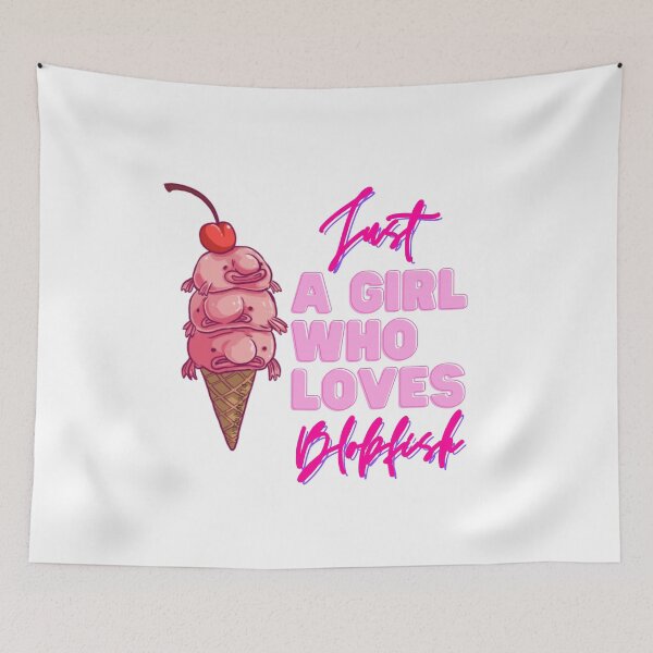 Item preview, Just a girl who loves blobfish shirt designed and sold by Rolmani-shop.