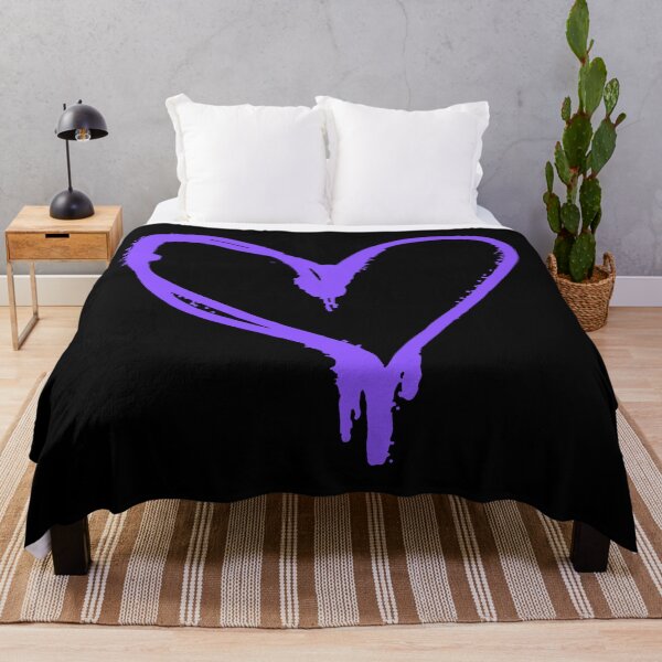 Item preview, Graffiti Purple Heart  designed and sold by Lizmorse.