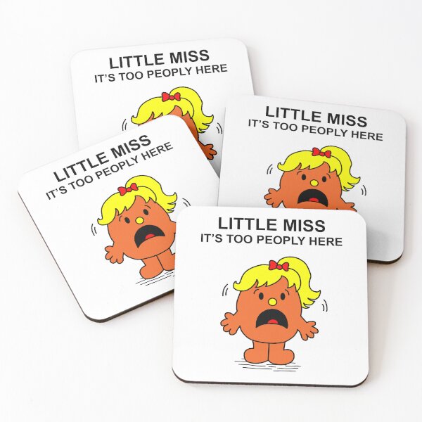 Item preview, Little Miss it's too peoply here designed and sold by Scat the cat.