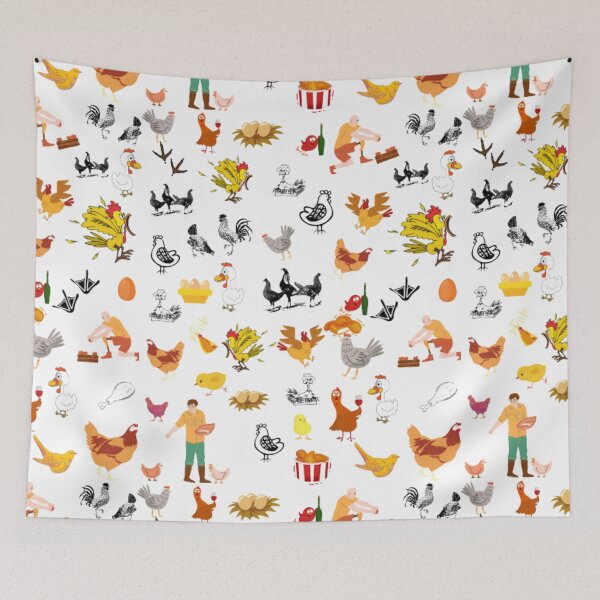 Item preview, Retro Roseanne Chickens designed and sold by stalin-LB.