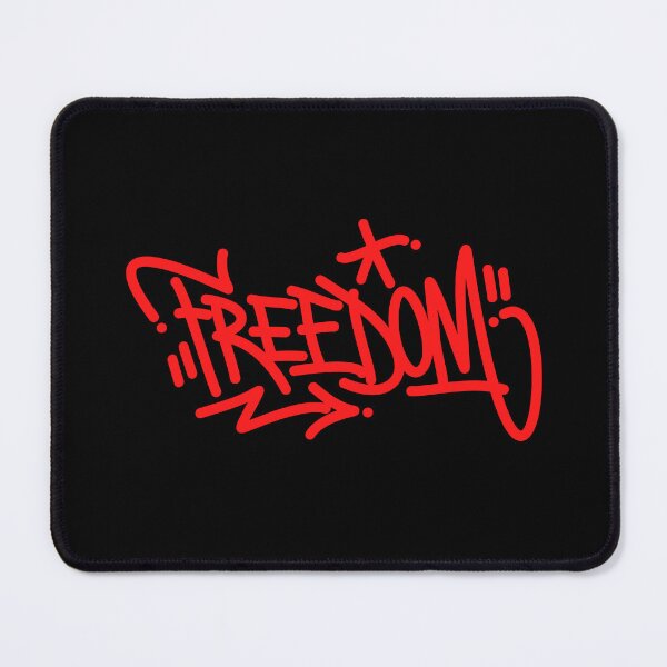 Item preview, Red graffiti Freedom Art  designed and sold by Lizmorse.