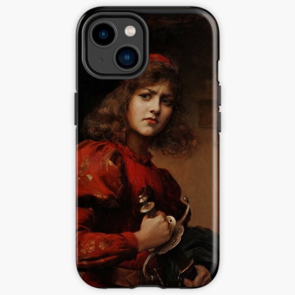 Sainte Jeanne d&#39;Arc by Paul de La Boulaye Remastered Xzendor7 Classical Art Old Masters Reproductions iPhone Tough Case