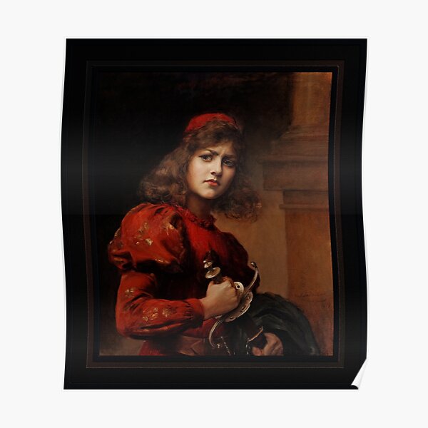 Sainte Jeanne d'Arc by Paul de La Boulaye Remastered Xzendor7 Classical Art Old Masters Reproductions Poster