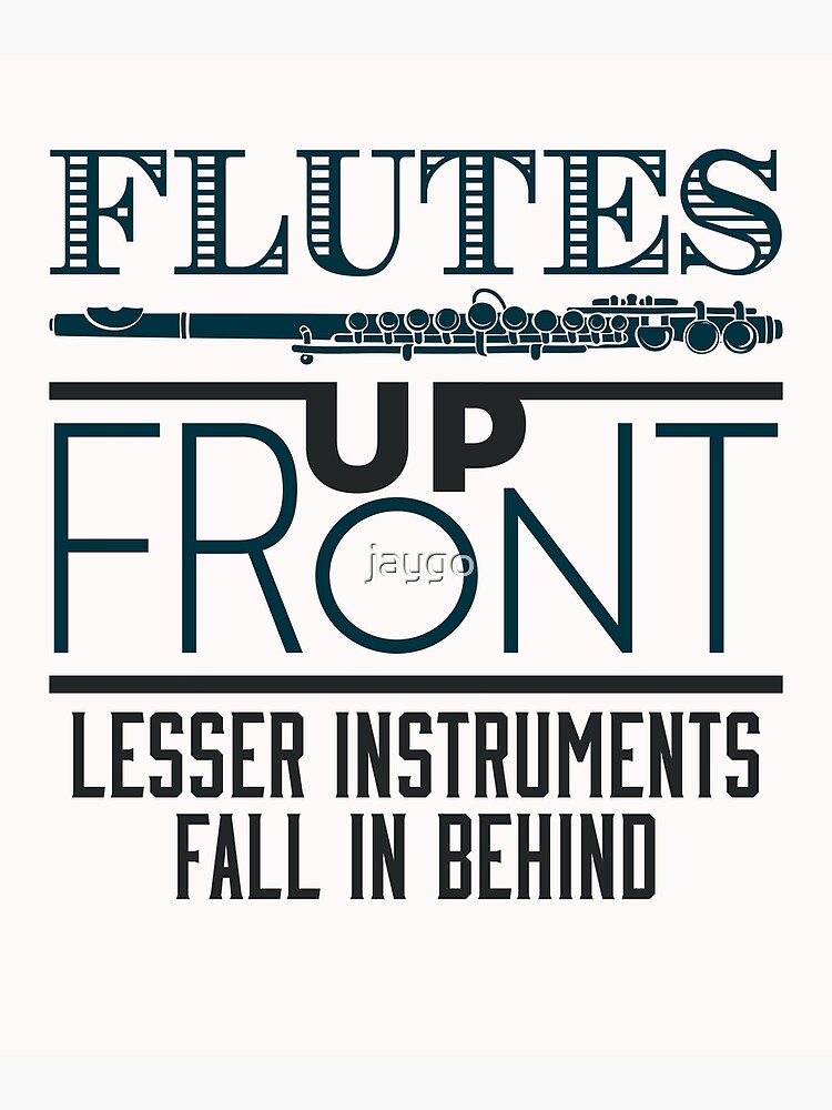"Flutes Up Front Lesser Instruments Fall In Behind Marching Band Flute