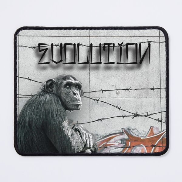Item preview, Evolution, Monkey, Banksy, Urban. Evolutionism, T-shirt, Street, Graffiti designed and sold by babivilelashop.
