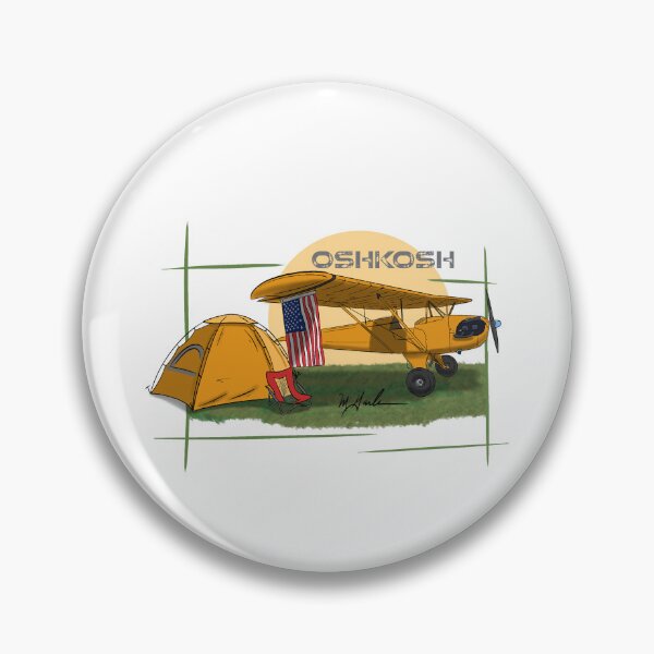 Item preview, Oshkosh Airventure Eaa Wisconsin Fly in Air show designed and sold by Michael Garber.