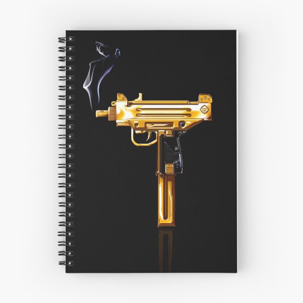 Item preview, gold uzi , hiphop rap typebeat coverart  designed and sold by deztees.