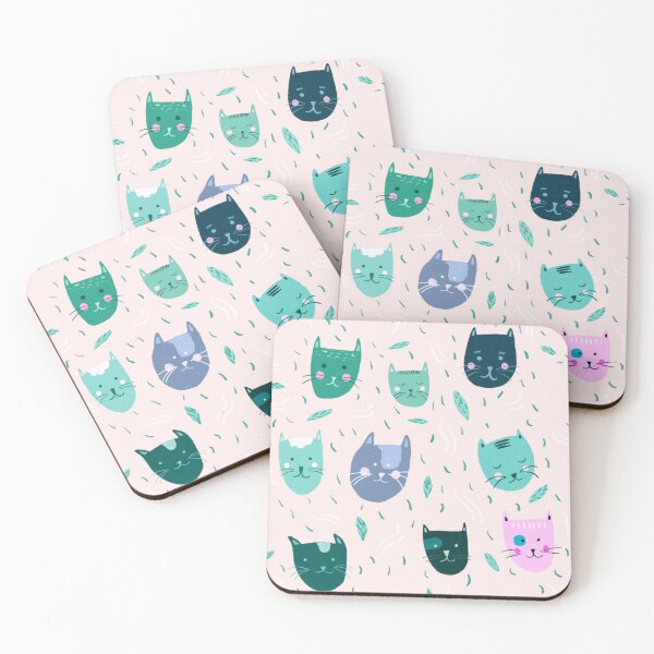 Item preview, Cats in green  designed and sold by Valeria Frustaci.