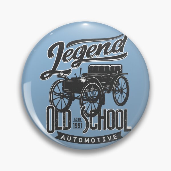 Artikelvorschau, Legend Old School Automotive - Design mit einem der ersten Autos und dem Slogan Old School Automotive entworfen und verkauft von velisani.