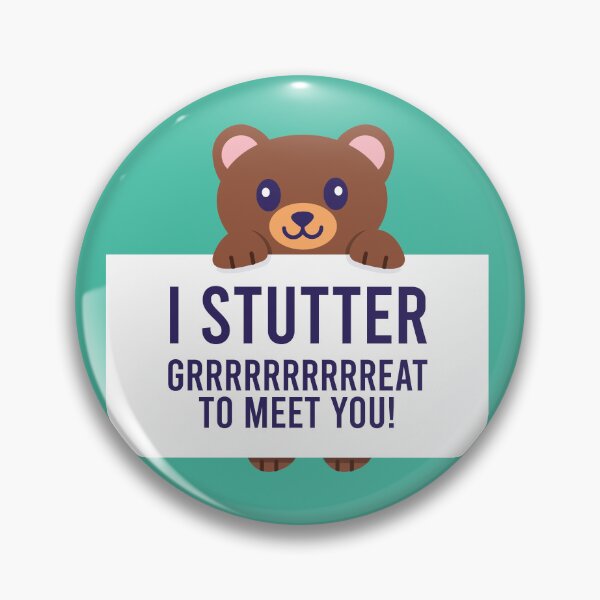 Item preview, I stutter- Great to meet you designed and sold by S-L-B-Designs.