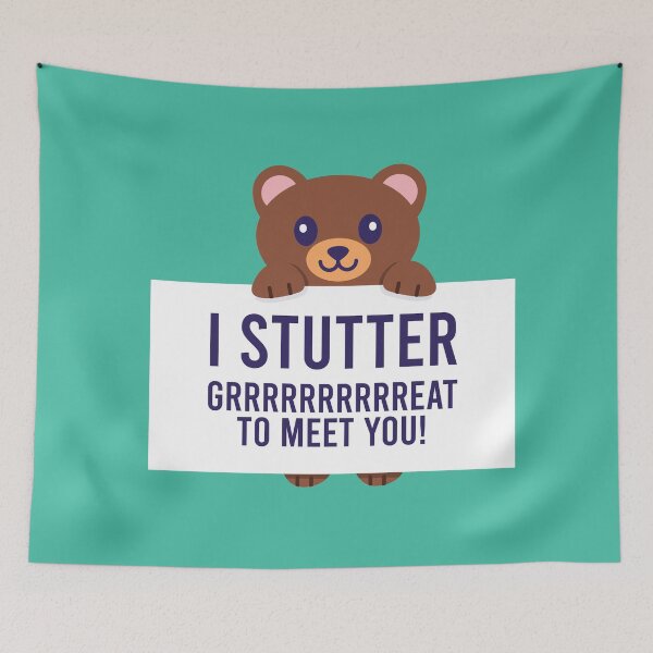 Item preview, I stutter- Great to meet you designed and sold by S-L-B-Designs.