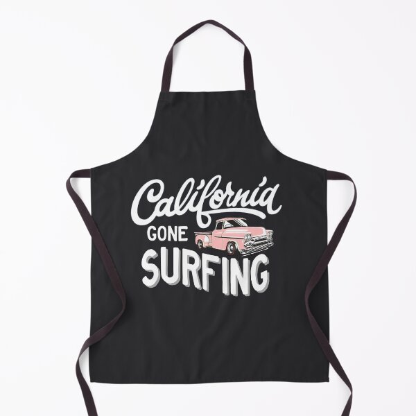 Item preview, Gone surfing California surfing Malibu Beach designed and sold by VUE-MER.