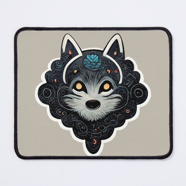 Item preview, Night astral wolf emblem designed and sold by MadSwellDesigns.