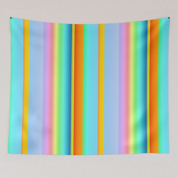 Item preview, Multicolored vibrant stripes | multicolored stripes designed and sold by lausn.