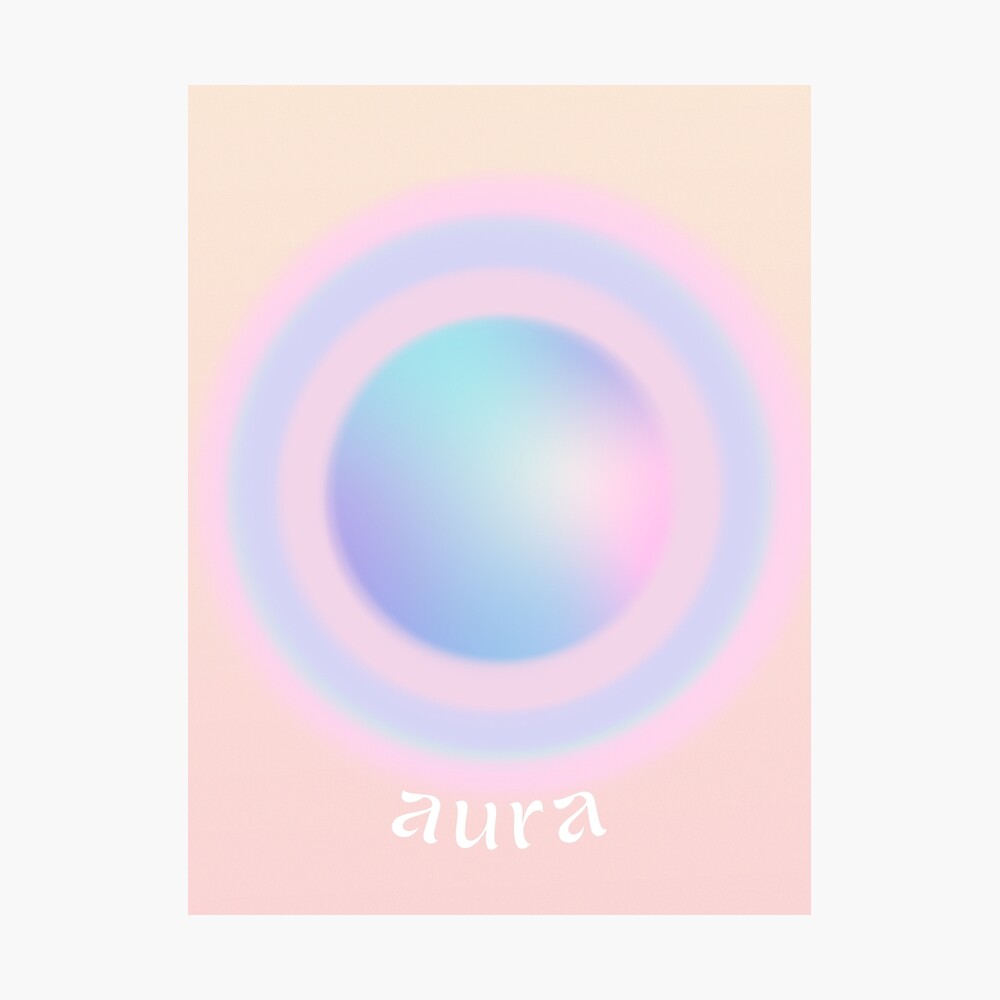 Aura Gradient Art, Ombre Gradient, Aesthetic, Spiritual Art, Positivity  Poster for Sale by EnchantedWishes