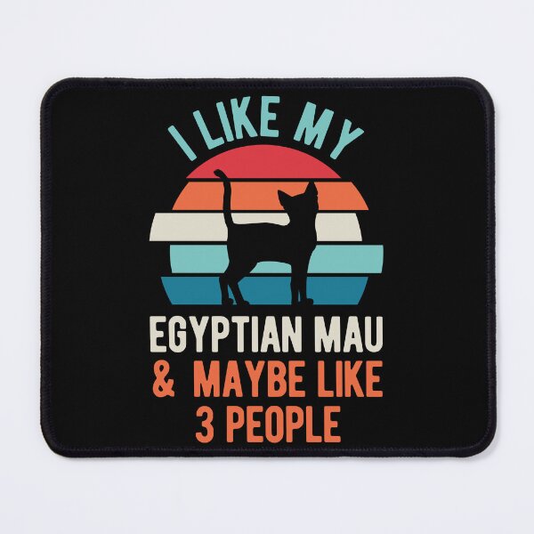 Item preview, Funny Egyptian Mau Cat designed and sold by artworkbyrihen.