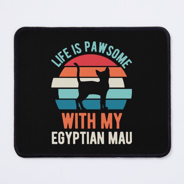 Item preview, Funny Egyptian Mau Cat designed and sold by artworkbyrihen.