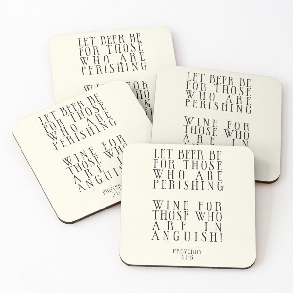 Item preview, Beer and Wine Funny Bible Quote designed and sold by Jon J.S.H.