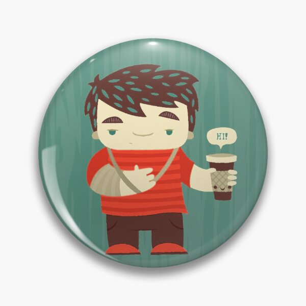 Item preview, sick boy with a cup of coffee designed and sold by si3iy.