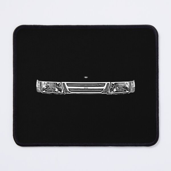 Item preview, Saab 900 Turbo classic car minimalist grille white designed and sold by soitwouldseem.