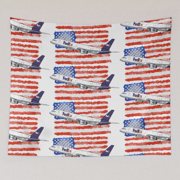 Item preview, American Flag Fed Ex Shipping Boeing 767 designed and sold by Michael Garber.