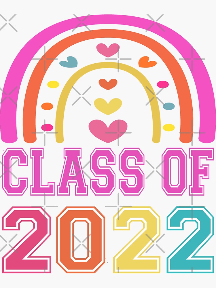 Pegatina «Graduación De La Clase Senior De 2022» De Erozzz | Redbubble