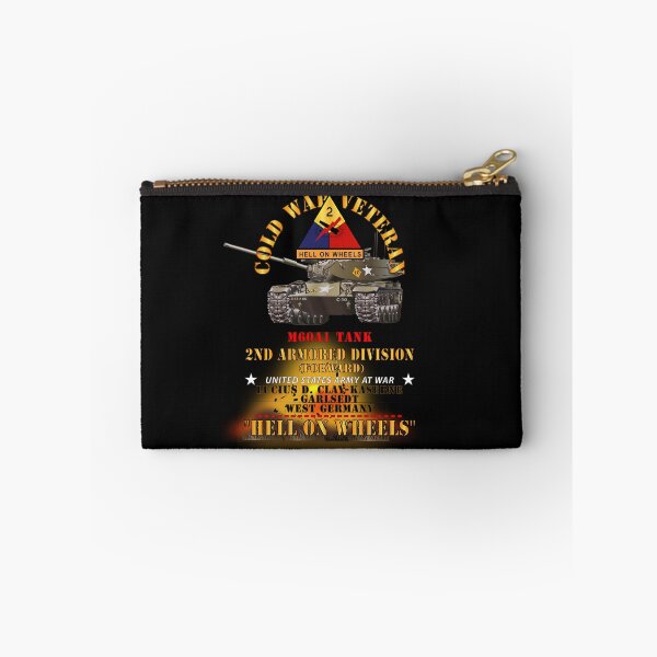 Item preview, Army - Cold War Vet -  2nd Armored Division  - Garlstedt, Germany - M60A1 Tank  - Hell on Wheels w Fire X 300 designed and sold by Military Insignia Products.