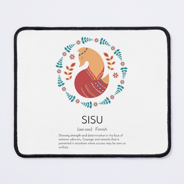 Item preview, Sisu Definition, Scandi Folk Art, Scandinavian Word Definition, Finnish Sisu designed and sold by EnchantedWishes.