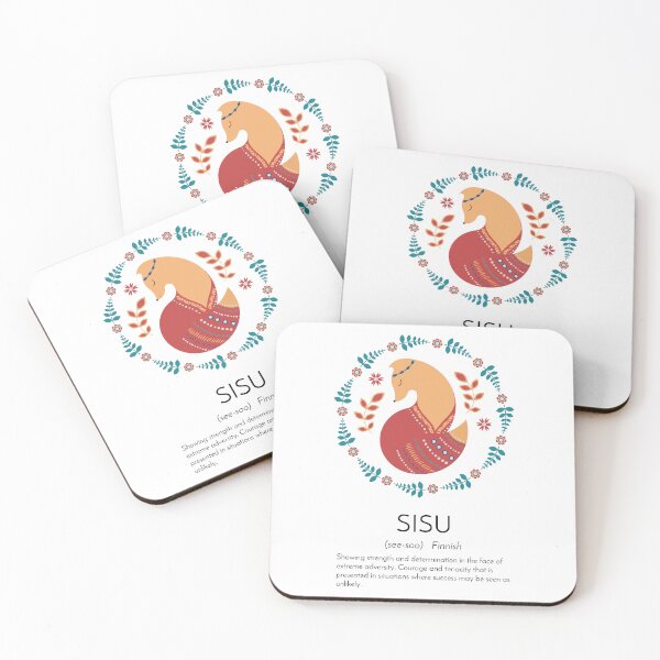 Item preview, Sisu Definition, Scandi Folk Art, Scandinavian Word Definition, Finnish Sisu designed and sold by EnchantedWishes.