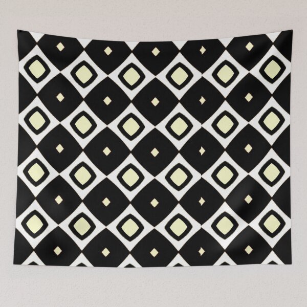 Item preview, The Seventies| Black and White designed and sold by ozcushionstoo.