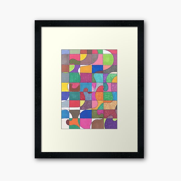 JigSaw Framed Art Print