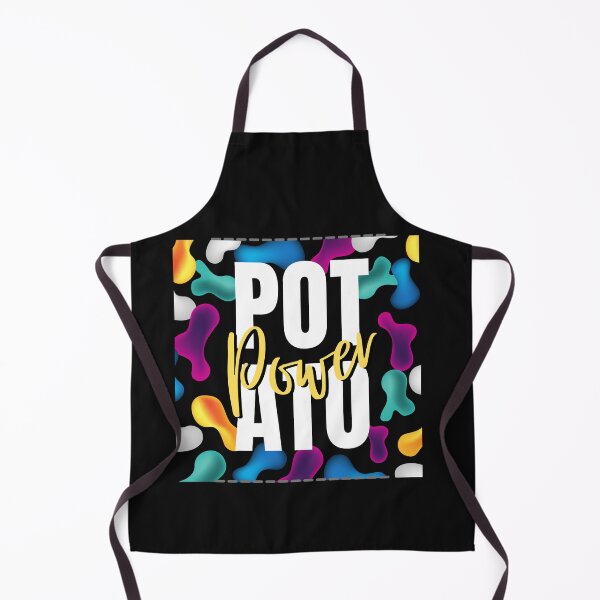 Item preview, Potato Power - Multicolored Italic Gold Typography designed and sold by SBWorld.