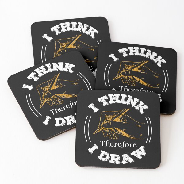 Item preview, I Think Therefore I Draw designed and sold by peacefulcreator.