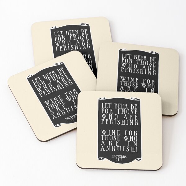 Item preview, Beer and Wine Funny Bible Quote designed and sold by Jon J.S.H.