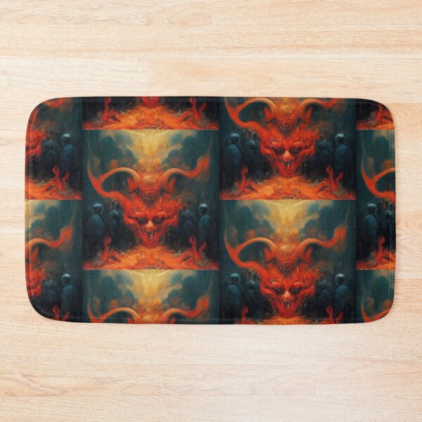 Item preview, Devil on hell vector art designed and sold by DopeDesign111.