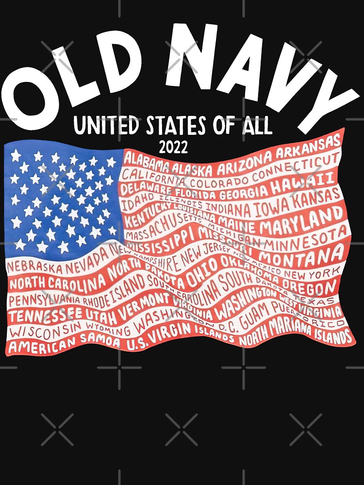 Old Navy United States Of All 2022 Flag shirt